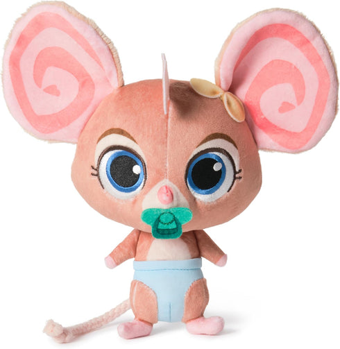 Baby Mouse Plush Toy, 8-Inch Tall Stuffed Animal with Super-Soft Fur for Kids Ages 3+