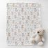 Cstdyfrv 50x60in Cute Cats Mouse Baby Blankets for Boys Girls Pastel Kittens Paws Bows Bells Infant Toddler Blankets