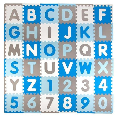 36 0-9, 74 74 (36 3 Tadpoles Foam Playmats for Kids, Interlocking Tiles Teach the ABCs and Numbers Total Floor Coverage
