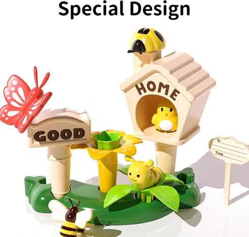 224 Set 3 4 5 6 7 8 3-8 TEMI PCS Flower Garden Building Toys for Girls Toys, Educational STEM Toy and Preschool Garden