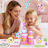 195pcs 3+ nicknack Princess Magic DIY Balloons with Pump, DIY Sticky Balloon Maker Toy Craft Kits for Kids with Bouncy