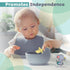 LittleWhispers Baby Silicone Spoons - Self Feeding 6 Months, Infant, Toddler & Kid Friendly Utensils, 4 Pack