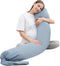 MOON PARK Pregnancy Pillow - Incredibly Smooth and Soft Cooling Cover I