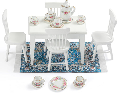 SAMCAMI Miniature Dollhouse Furniture 1 12 Scale - Doll House Furniture Toys