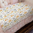 Jungle Safari Animals Baby Blanket for Boy Girl - Flannel Swaddle Blanket with Elephant Lion Giraffe Hippo Fox 30x40