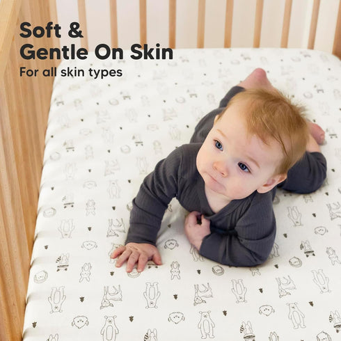 Pack 2-Pack 2-Pack Pack Keababies and Play Sheets Fitted, Mini Crib Sheets and Crib Sheets - Fitted Crib Sheet