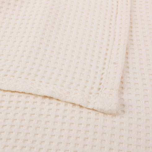 Kloovete 36 40 Inches X Cooling Baby Waffle Weave Blanket, Ultra-Soft Lightweight Receiving Blanket for Newborn
