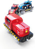 Set Hape Race Car Transporter | Six-Piece Wooden Toy Train Car Transport for Kids