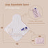 UTEX Baby Portable Changing Pad, Waterproof & Wipeable Diaper Changing Mat with Carrying Bag, Foldable Changing Mat