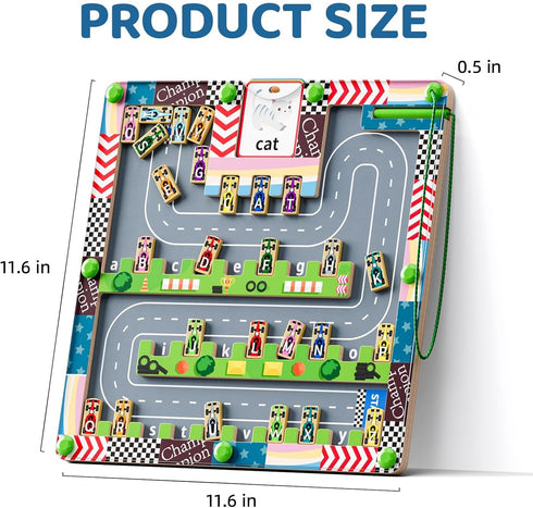 LADFAR 34567 Magnetic Maze Montessori Toys Toddler Toys & Kids Games Designed for Preschool Learning Activities