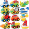 Liberty Imports 70 Pcs Toddlers Car Big Building Blocks Set, 12Pcs Different