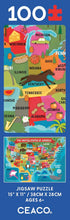 Ceaco - 100 Piece Jigsaw Puzzle - USA Map