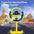 Steering Wheel Driving Toy, Simulated Electric Car Steering Wheel with Music and Sound for Kids