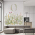 Flower Clusters Wall Decals, Removable DIY Peel and Stick Art Murals for Kids Room and Home Decoration