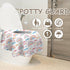 DEEKI 20 Pack (20 Count) Toilet Seat Covers Disposable, Safe No-Slip Waterproof for Kids Toddlers Use in Potty Training