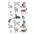 Hudson Baby Unisex Flannel Burp Cloth 10pk, Handsome Dogs, One Size