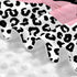 COWSROCK Pink Bow with Leopard Print Custom Name Baby Car Seat Cover Personalized Nursing Cover for Breastfeeding