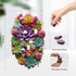 200 12.6" 7.8" Delobil Mothers Day Puzzles for Adults with Puzzle Saver - Succulent Wooden Puzzle Gifts for Mom Unique