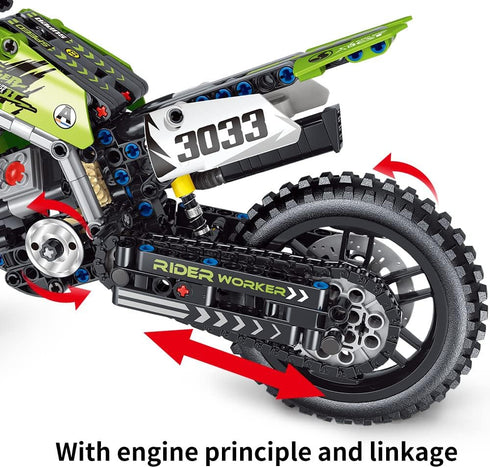 Mesiondy Sets,Toys (476 Motorcycle Toy Building Blocks Kit,Stem Bricks for Boys & Adults,Build A Model Motorcycle