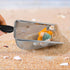 2 Sets Beach Sand Sifter, Beach Sifting Sand Telescoping Pole with Scoops, Baskets, Mesh Bag, for Picking Up Shells