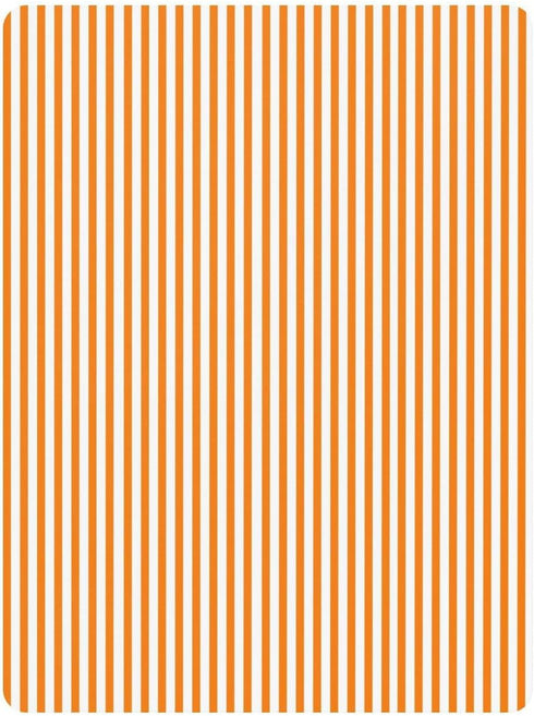 CZXW 52" 28" Stripes Orange White Crib Sheets Fitted x Natural Cotton Soft & Breathable for Baby Crib Mattress
