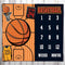 Personalized Holiday Baby Age Blanket, Basketball Jersey Photography Prop for Newborns, 47"x40" BTLSLY134