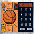 Personalized Holiday Baby Age Blanket, Basketball Jersey Photography Prop for Newborns, 47"x40" BTLSLY134