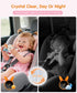 Babyvue BV4 7" 1080P USB Car Monitor for Baby with HD Large Screen, Auto IR Night Vision & Wide Angle, Car Seat Camera