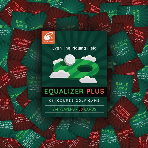 Equalizer: On-Course Golf Card Game, Interactive Fun for Every Hole, Skill-Level Equalizing Cards, Elevate Your Golf