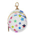 Star Round Pacifier Storage Case with Zipper, Portable Pacifier Case for Travel,