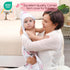 2 Pack 100% 6-Layer 32x32Inch, david's kids Hooded Baby Towels, Muslin Cotton Ultra Soft Breathable Absorbent Baby Bath