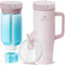 MOQOZO Reuseable Breastmilk Storage Bottle, Portable Breast Milk Cooler for Outdoor Travel TSA