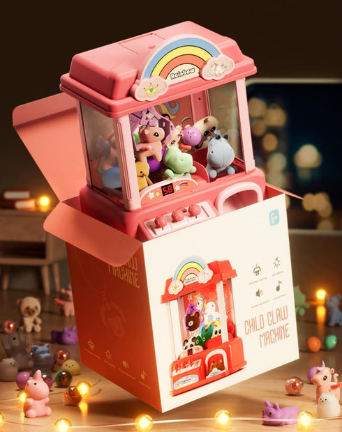 Claw Machine for Kids and Adults with Mini Prizes, Toys for Ages 8-13 Girls, Candy Machine Birthday Gifts for 6-12