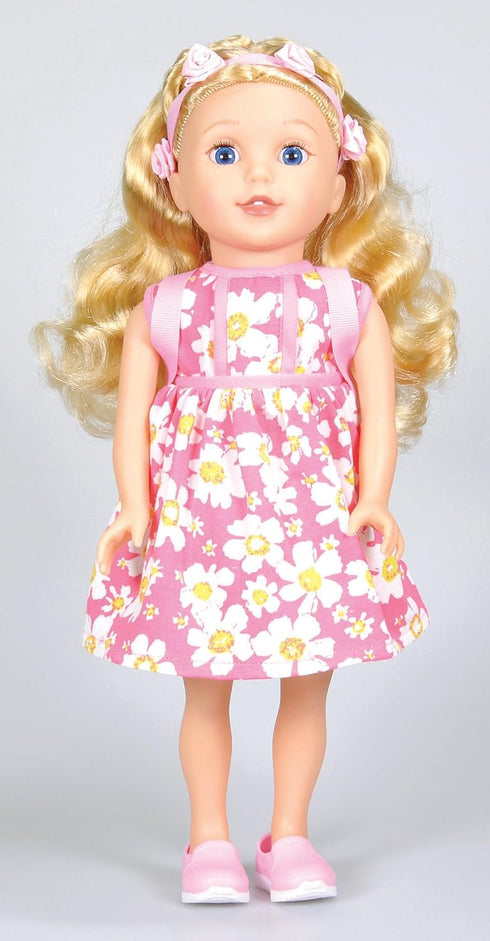 Bumbleberry Girls 15001 Kids Brinley Girl Doll, Blonde, 15"