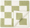 L+L USA Checkered Baby Blanket 28"x40" - DreamSoft Knit Throw for Crib,