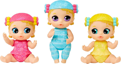 Baby Born Surprise Mini Babies Series 5 - 2.25'' Collectible Twins or Triplets with Soft Swaddle and Blanket