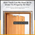 Child Safety Door Top Lock, TAMIDN Top Door Locks for Kids Safety Made of Durable Metal, Adjustable Child Locks