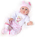CHAREX Reborn Baby Doll Girl - 16 Inch Realistic Soft Vinyl Newborn Doll for Kids Ages 3+