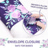 2 Pack, 13"x 18" 14"x19", 100% Toddler Pillowcase Purple Flower Kids Pillow Cover for Sleeping, Fit Sized Or Silky Soft