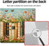 1000 Bgraamiens Vintage Wildflower Books Piece Jigsaw Puzzle Aesthetic Floral Book Spines Puzzle for Adults and Teens