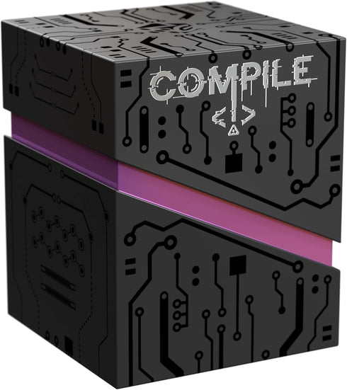 Greater Than Games: Compile: Main 1 - Area Control Strategy Card Game for 2 Players, Competing AI, Ages 14+, 20 Min