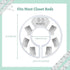 Baby Nest Designs Closet Dividers for Baby Clothes, 7X Size Age Dividers from Newborn to 24 Months