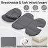 Thickened Carseat Head Support for Infant, Infant Car Seat Insert with Extra Headrest for Preemie to Newborn