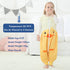MICHLEY Toddler Sleeping Sack with Feet, Newborn Infant Sleeveless Sleeping Bag for Walkers (Duck, 3-5T)