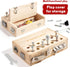3-5 Set INIFEIDALA Montessori Busy Board - Wooden Sensory Activity Toy for Year Olds with Locks, Keys & Screwdriver