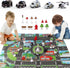 5 1 3 4 5 6 Dwi Dowellin in Airplane Toys with Light and Sound,Police car Toys with Activity Mat, Christmas Birthday