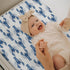 Summer 32''16'' Watercolor Blue Lobster Changing Pad Covers for Baby Girls Boys Nautical Marine Animal Fitted Change