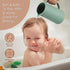 Baby Bath Rinse Cup, Food Grade Silicone Body Washing Rinser Cup (Pink) by Mintlyfe