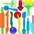 Dough Play Tools 11 PCS Basic Dough Accessories Starter Set for Kids