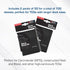 BCW Deck Guard Double Matte Black Card Sleeves, 100 Ct - Acid-Free, Archival-Safe, Durable